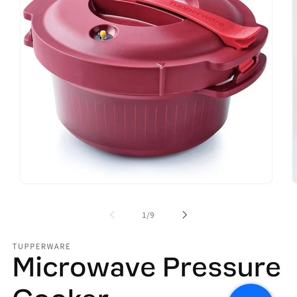 Tupperware Red Microwave Lid - Picture 3 of 3